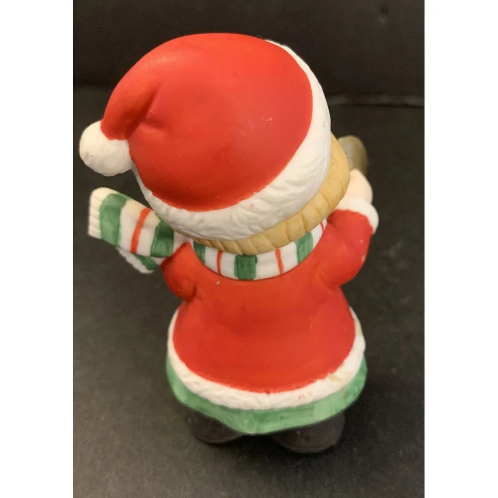 Three Homco Christmas Bisque Children Figures 5106 - Picture 7 of 10